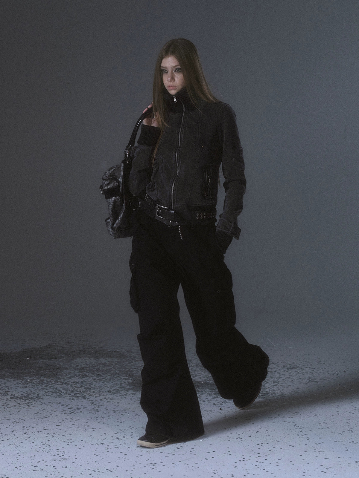 Suede Punk Tight Jacket WAT0003