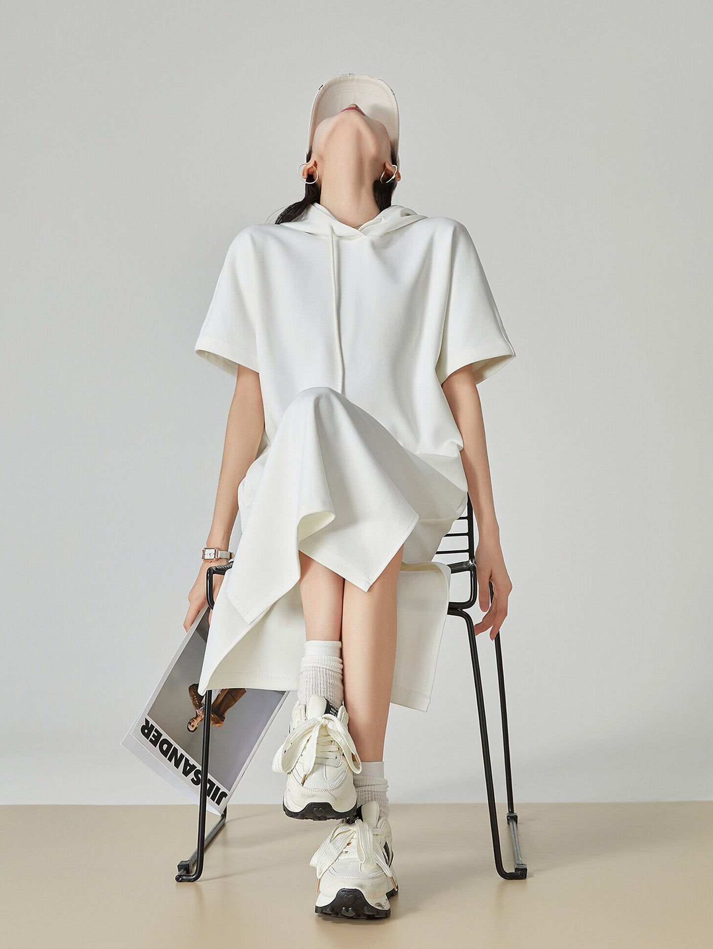 Sweatshirt Hoodie Dress FER0184