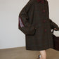 Patchwork Lapel Wool Coat  SUY0021