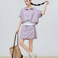 Nylon Hooded Tops / Mini Skirt FER0330