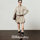 Striped Balloon Skirt Dress LLA0514