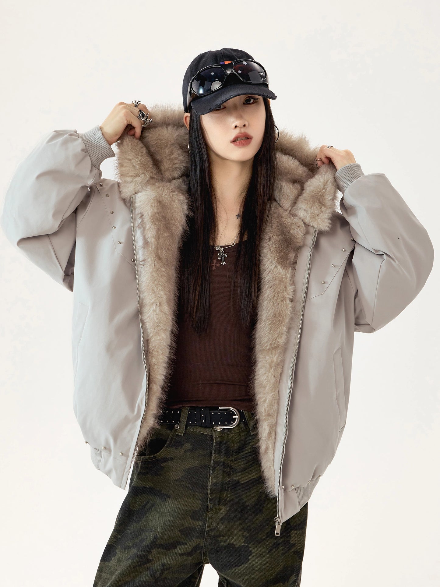 Cat Ear Fur Jacket ICM0104