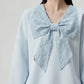 Lace Ribbon Long-Sleeve Top / Shorts FER0043