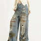 Vintage Hard Damaged Denim Pants NIM0023