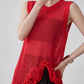 Corsage Lace Knit Vest FER0220