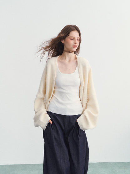 Fluffy Knit Cardigan SPY0036