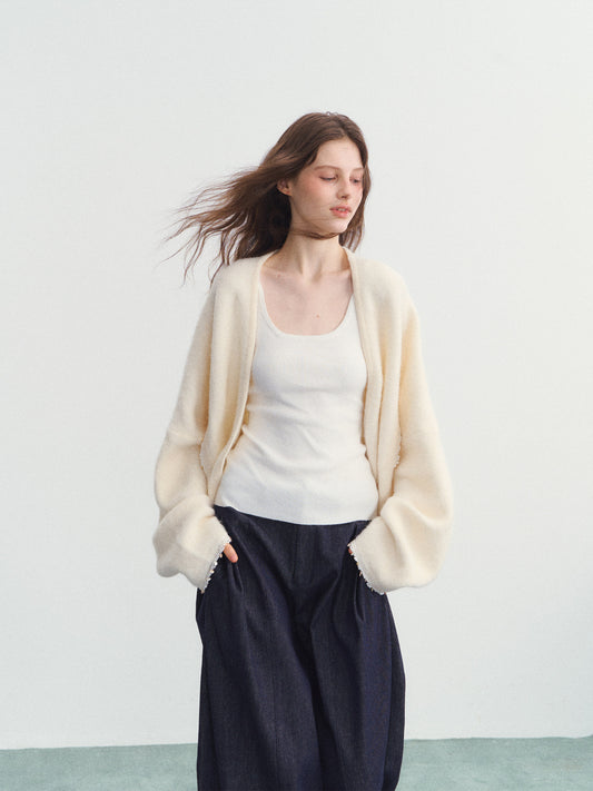 Fluffy Knit Cardigan SPY0036