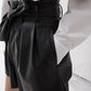 High-Waist Fake Leather Shorts SHN0067