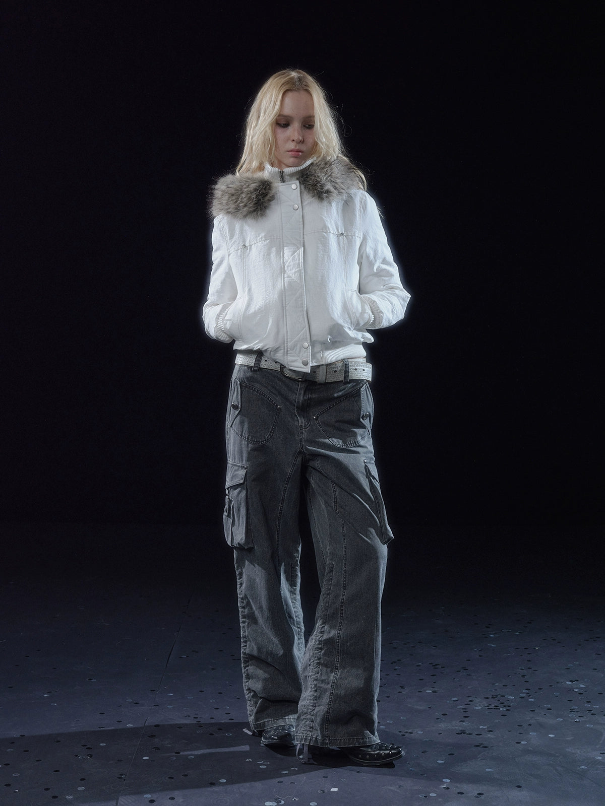 Multi Pocket Washed Cargo Pants WAT0017