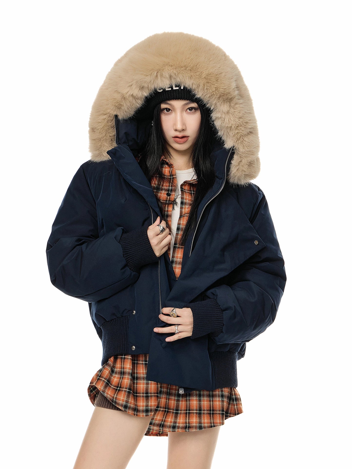 Fur Hood Down Jacket ICM0099