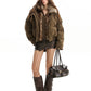 Fur Collar Two Piece Jacket BGS0023