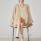 Sleeve Gather Lawn Blouse FER0046