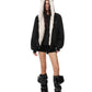 Cat Ear Fur Hood Jacket FDR0003