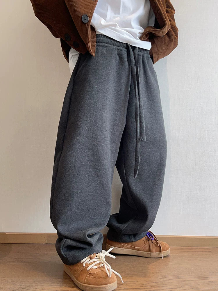 Woolen Curve Pants DAZ0002