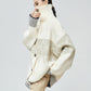Cowichan-Style High Neck Knit Cardigan FER0372