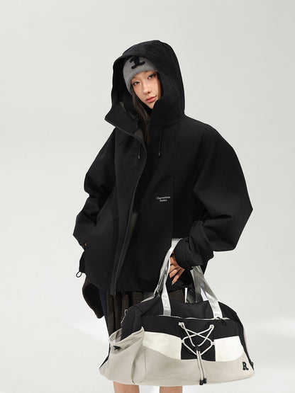 Stand Collar Zip Hoodie ACS0376