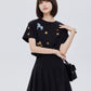 Embroidered Short-Sleeve T-Shirt SHN0004