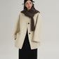 Scarf Design Wool Coat SRS0375