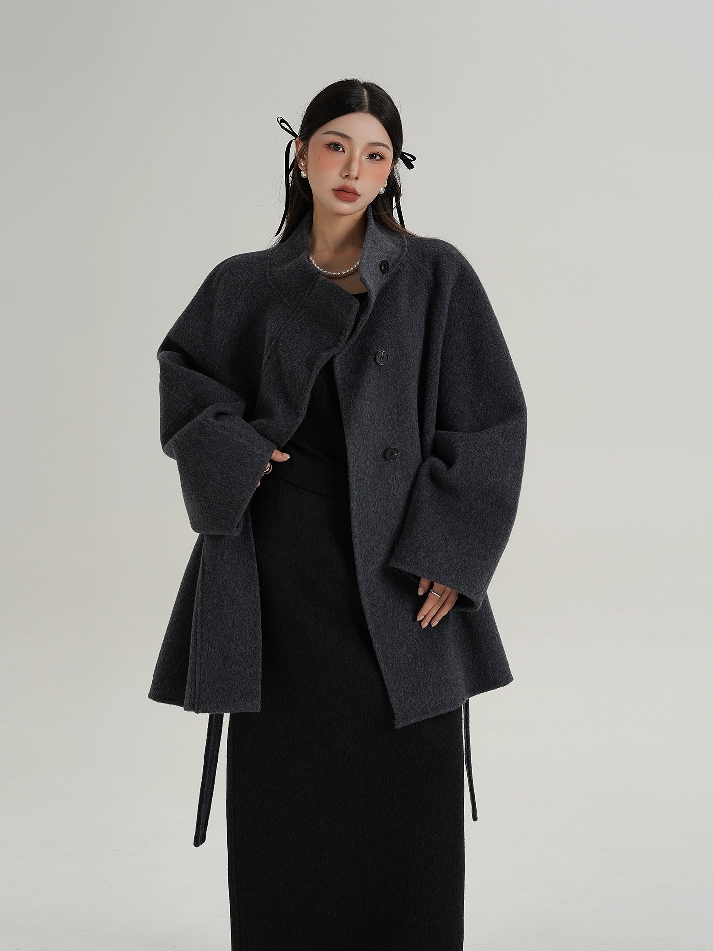 Wool Mid-Length Coat SRS0398