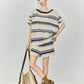 Openwork Knit Summer Top / Short Pants FER0355