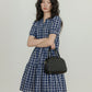 Tiered Check Shirt Dress VAS0086