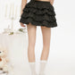 Tiered Mini Skirt LEN0004