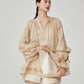 Sleeve Gather Lawn Blouse FER0046