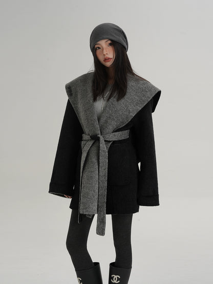 Drop Shoulder Mid Length Coat SRS0388