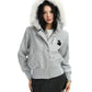 Fur Hood Camouflage Jacket BGS0016