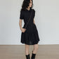 Plain Tiered Shirt Dress VAS0103