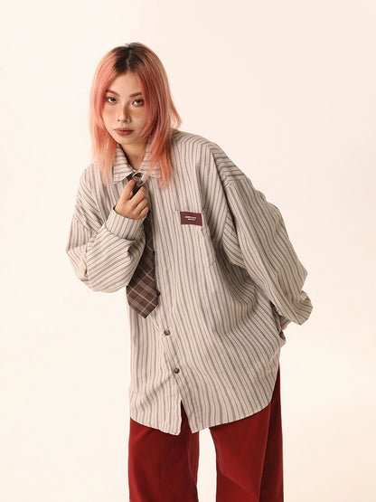 Striped Retro Vintage Shirt FRC0007