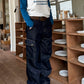 Wide Denim Cargo Pants CYE0078
