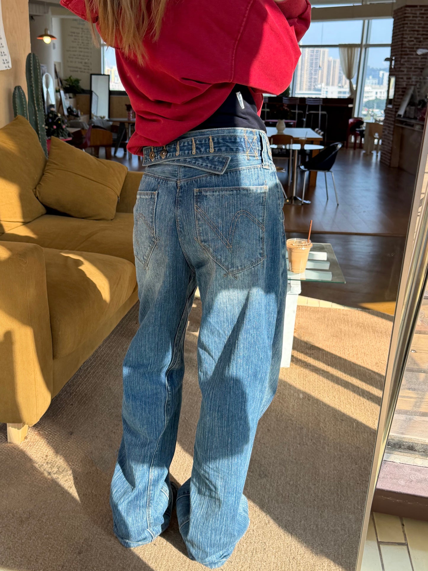 Vintage Wide Denim Pants CYE0099