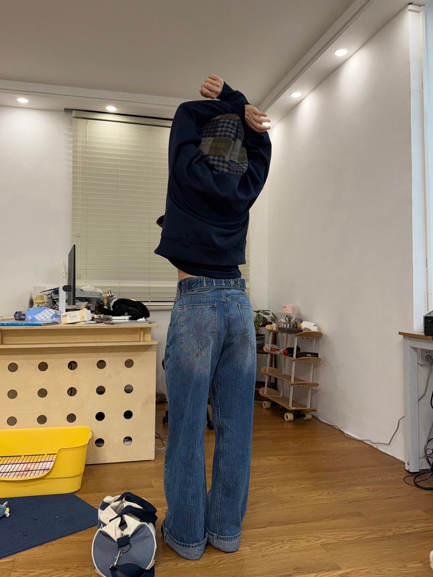 Vintage Wide Denim Pants CYE0099