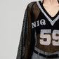 See-Through Mesh Pullover FER0253