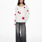 Star Crew Neck Knit Top UDS0007