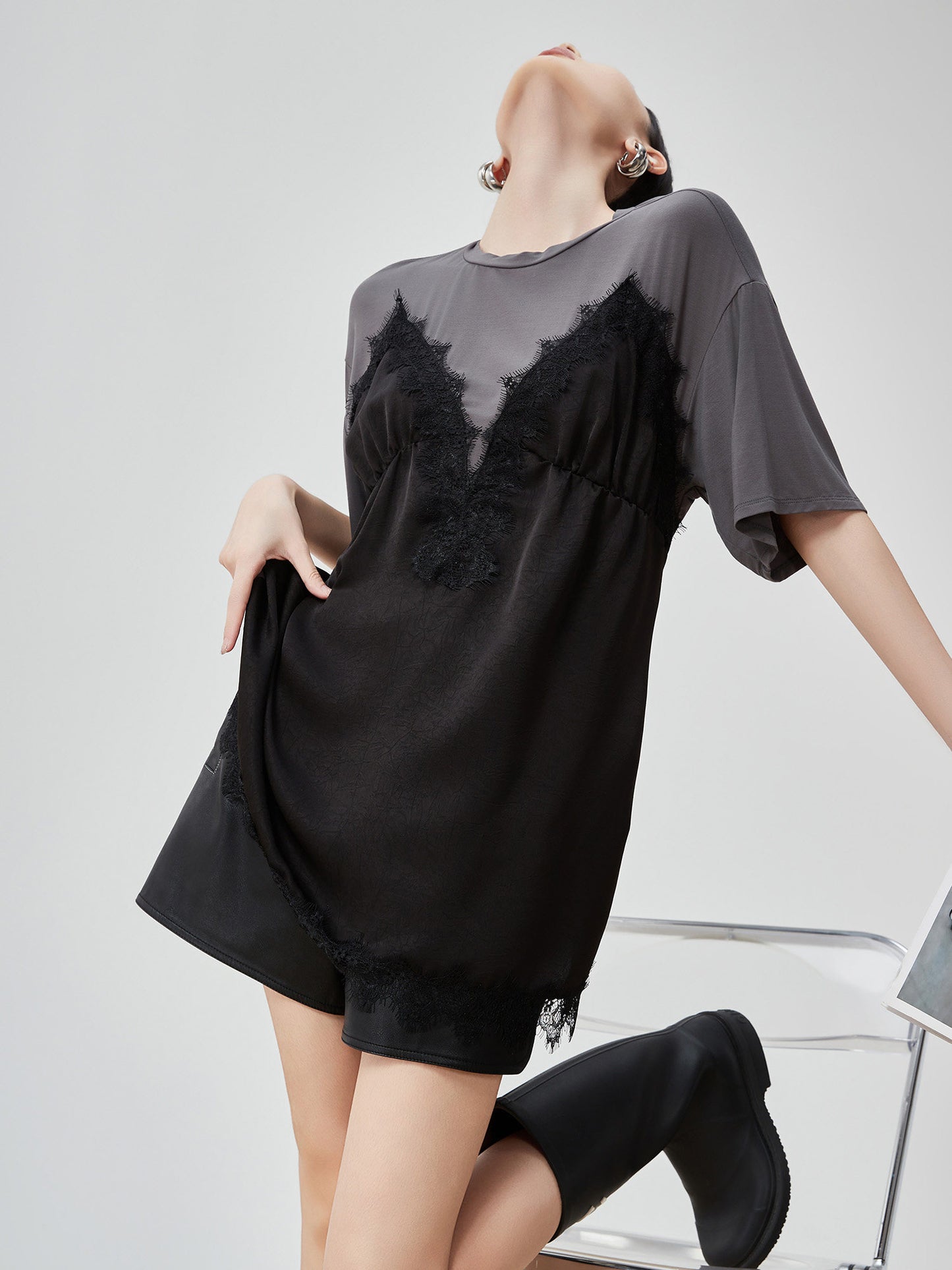 Satin Camisole Docking Top FER0240