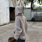 Embroidered Hood Knit Jacket CYE0018