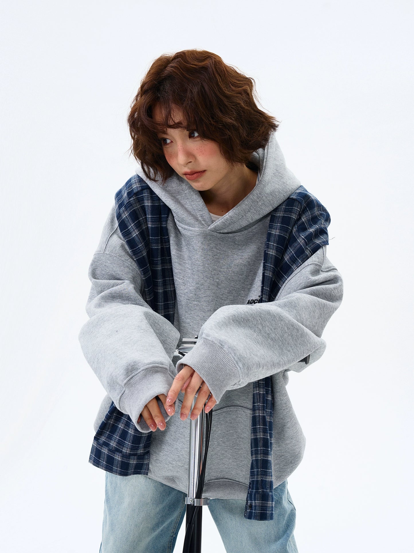 Layered Style Pullover Hoodie HGX0029