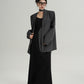 V-Neck Loose Jacket with Choker SRS0324