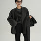 Colorless Wool Middle Coat / Scarf SRS0321