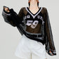 See-Through Mesh Pullover FER0253