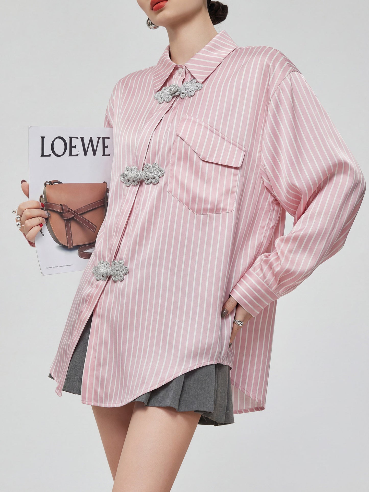 Chinese-style Long-Sleeve Shirt FER0047