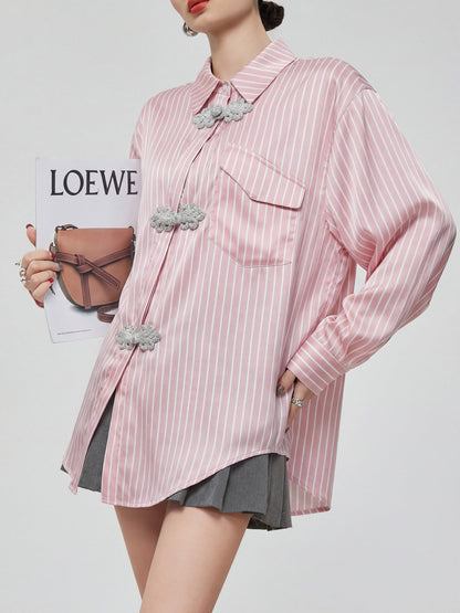 Chinese-style Long-Sleeve Shirt FER0047
