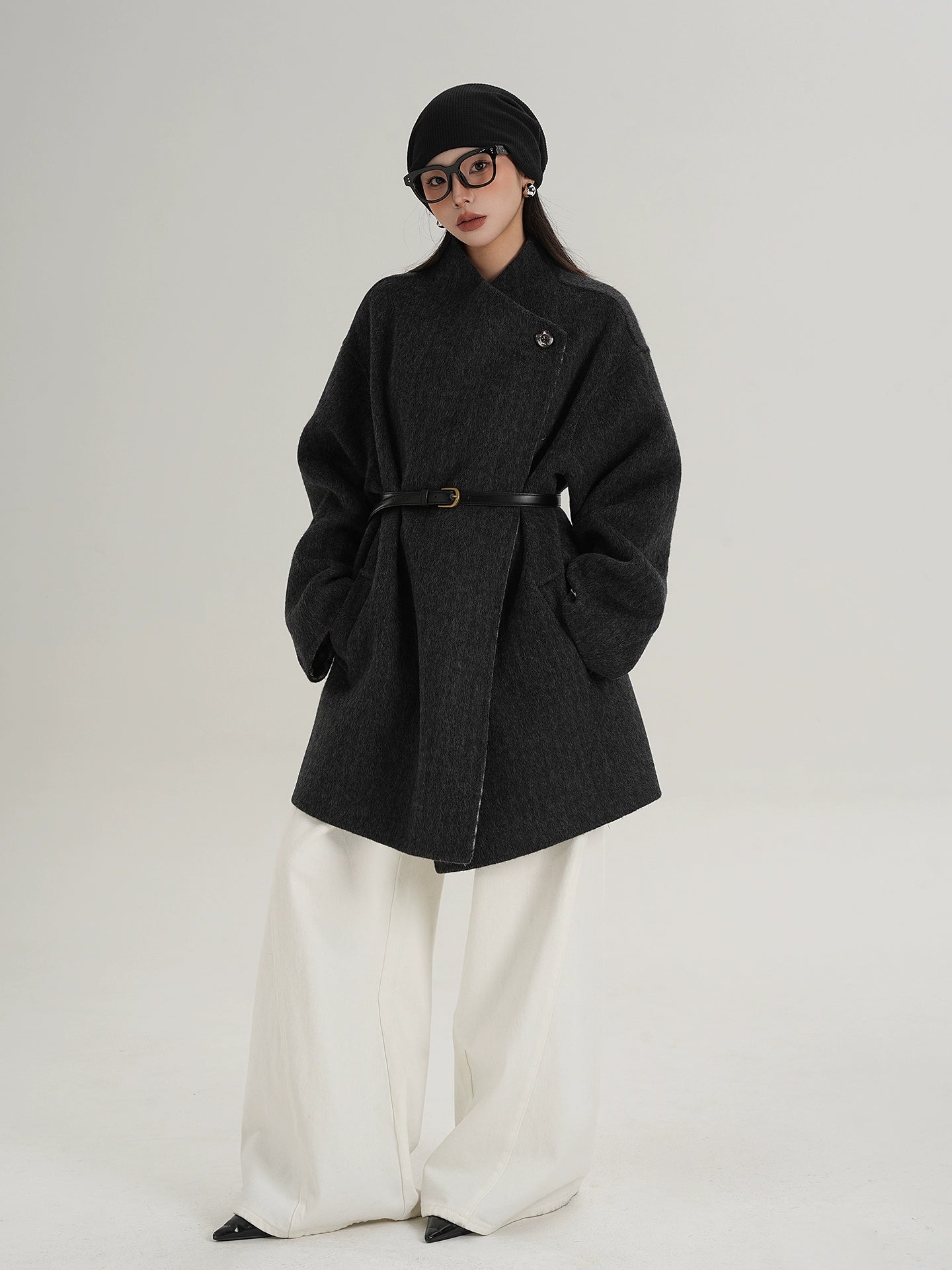 Mid Length Wool Coat  SRS0373