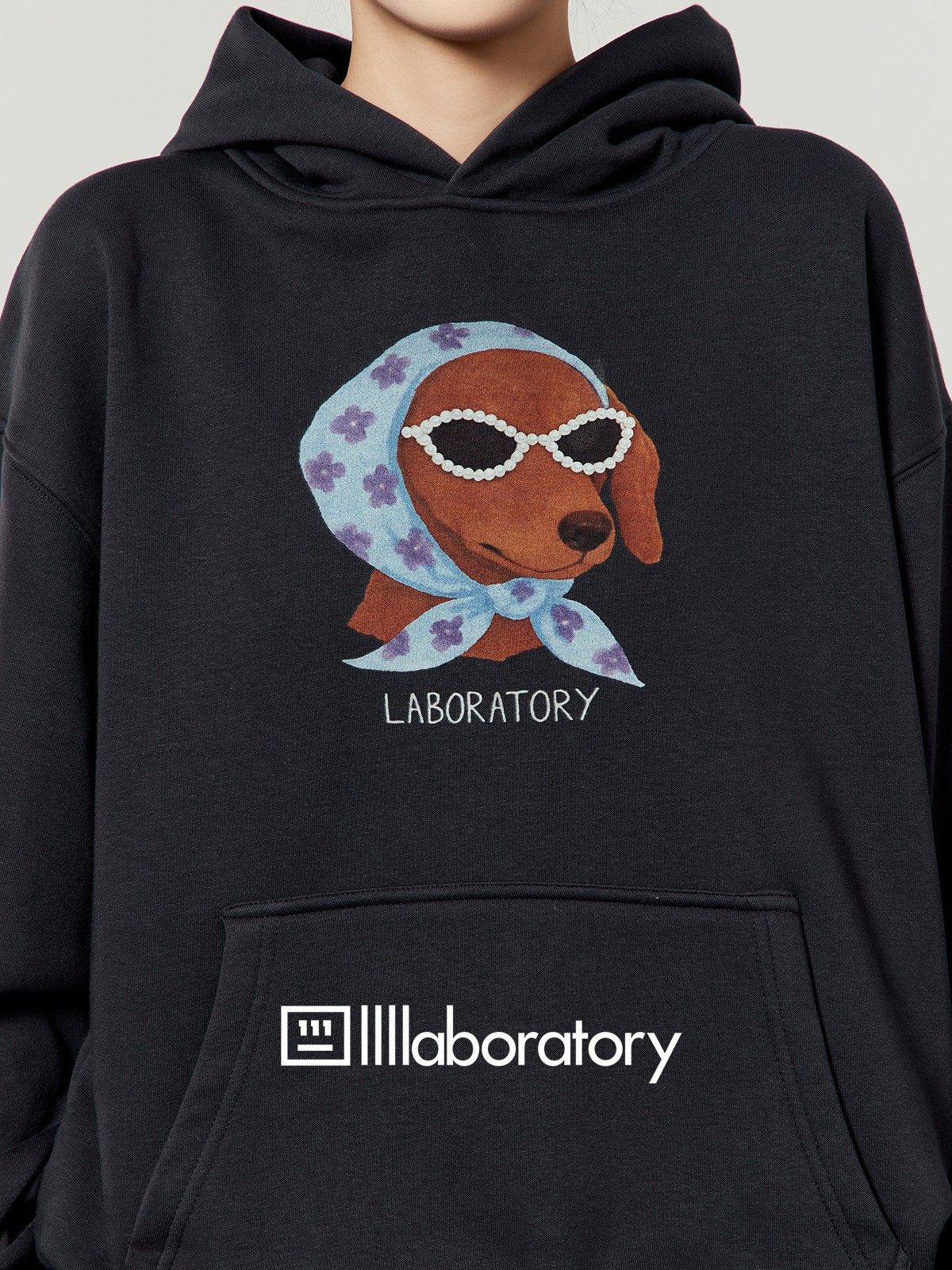 Dog Scarf Loose Hoodie LLA0599