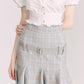 American Retro Ruffle High Waist Skirt GOU0102