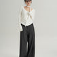 Round Neck Long Sleeve T-Shirt with Choker SRS0327
