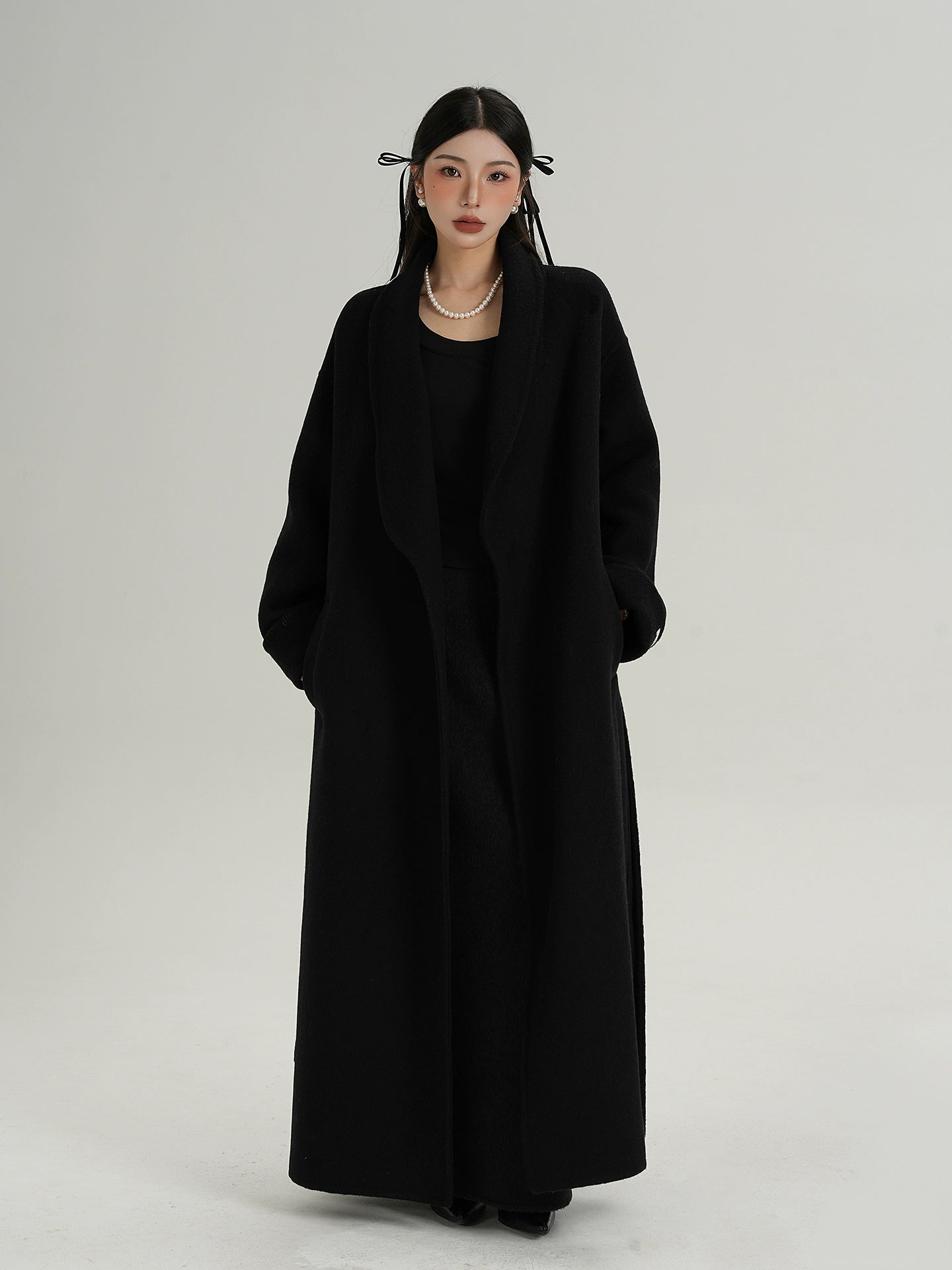 Elegant Long Wool Coat SRS0401