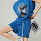 Dog Print Sleeveless Top / Shorts FER0322
